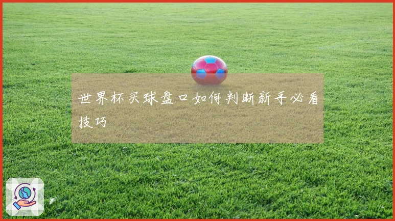 世界杯买球盘口如何判断新手必看技巧